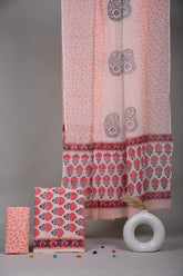 Exclusive Hand Block Cotton Suit With Cotton Dupatta